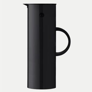 Stelton EM77 Vacuum Jug 33.8 oz ( 1 L ) in Black Thermos Carafe for Hot or Cold